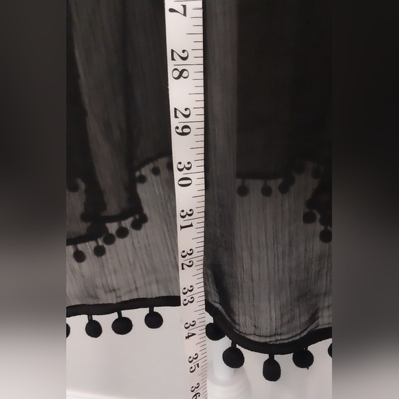 NWT Bleu Rod Beattie black sheer swimsuit cover up 100% polyester Size M - Picture 11 of 13